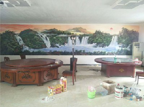 佛坪墙绘-写实风景