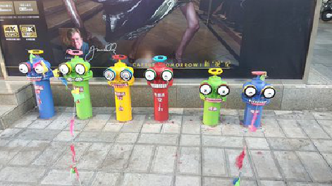 佛坪商业区彩绘