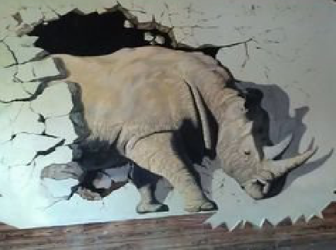 佛坪在墙绘中，如何绘制3D效果？