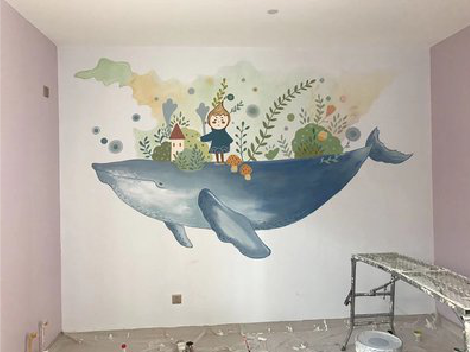 佛坪手绘墙的特点及优势。