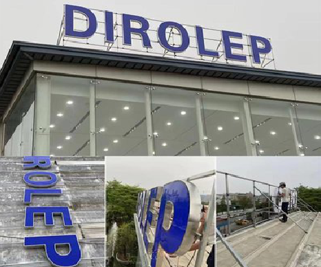 佛坪楼顶发光字安装的注意事项。